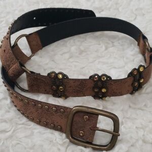 Boho Rhinestone embellished belt
